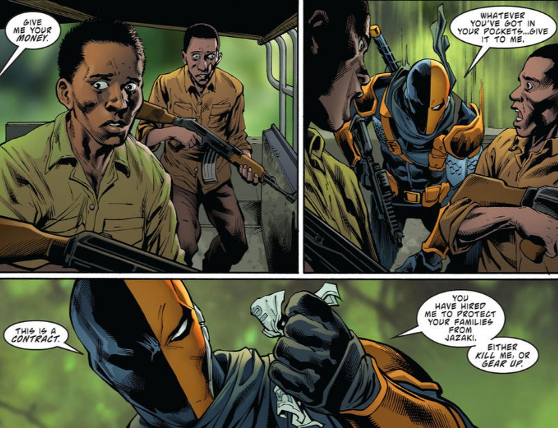 Illustration for article titled Deathstroke Gets Back to Being DC Comics’ Biggest Asshole